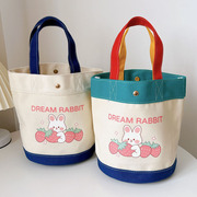 凯旋者手提袋饭盒袋帆布手拎便当，包帆布袋女包，小包印刷logo定制