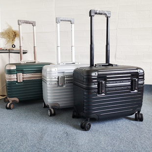 铝框16上翻盖拉杆箱18行李，登机箱横款男女20旅行箱，摄影机长箱23寸