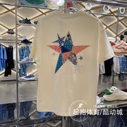 中国李宁男子运动短袖2024春季情侣文化衫潮休闲舒适T恤AHSU251