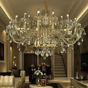欧式蜡烛水晶吊灯美式创意，卧室餐厅灯具，现代简约大气家用灯具