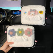 车载纸巾盒挂式汽车内用抽纸盒遮阳挡扶手箱车上创意女高级感可爱