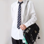 木村叔dk日系制服基础款白色衬衫男学生夏季学院风内搭西服衬衣服