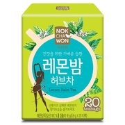 韩国直邮绿茶园柠檬，香蜂草薄荷茶，提神便携独立包装20包
