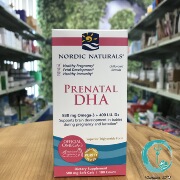 新西兰直邮 挪威小鱼Nordic Naturals孕妇/哺乳期鱼油DHA180粒