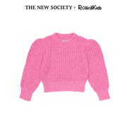 THE NEW SOCIETY 玫红色儿童圆领套头针织毛衫秋冬丨RollingKids