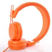 彩色有线耳机ep05跨境外贸手机耳机，带麦头戴式耳机一件优品