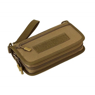 军迷多功能战术钱包手包护照旅行袋迷彩钱包6寸手机，包横款手拿包