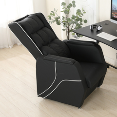 网吧可躺沙发椅家用单人电竞桌椅一体式可调节座舱网咖电脑椅