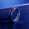 简约风情侣潮流时尚个性指环王嘉尔同款不掉色钛钢戒指男银色配饰