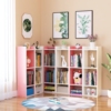 儿童书架落地靠墙书柜，小型客厅简易收纳架家用多层简约卧室置物架