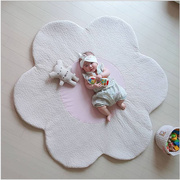 北欧ins风可爱小清新花朵地垫儿童游戏垫儿童房装饰宝宝爬行垫