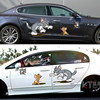 汽车贴纸猫和老鼠车贴个性创意车门遮盖划痕装饰两侧拉花车身贴纸