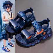 abcfans男童凉鞋，2024夏季儿童防滑运动凉鞋中大童软底沙滩鞋