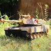 2.4G超大号对战遥控坦克模型充电可发射越野履带式遥控玩具车男孩