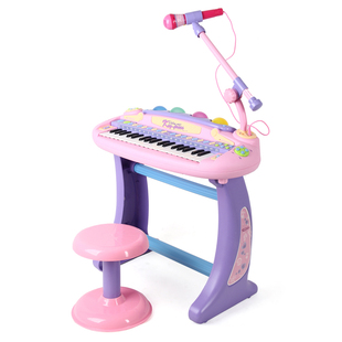 大号电子琴双供电多功能儿童电子琴带电源贝芬乐电子琴带麦克风