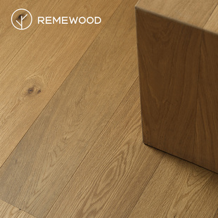 REMEWOOD橡木烟熏多层实木复合地板15mm厚ENF级环保家用地暖地板