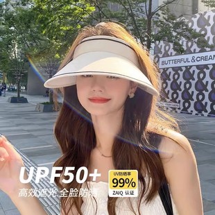 ns网红高级感洋气空顶帽，子女户外遮阳帽，太阳帽防紫外线折叠透气