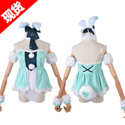 初音未来cos服miku白兔女郎cosplay服 紧身衣动漫服装?