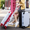 掌金者皮箱行李箱女高颜值24寸轻便时尚铝框拉杆箱28英寸大容量密