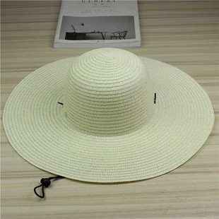 夏季农民草帽钓鱼帽草编大沿帽子，大檐防晒遮阳帽，农用施工采茶帽子