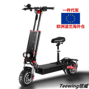 Teewing 11英寸60V5600W双电机双减震可折叠电动滑板车