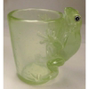 青蛙口渴要喝水小众创意立体玻璃杯水杯牛奶杯，饮料杯动物仿真感