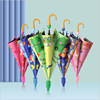 儿童雨伞男童女童小学生幼儿园宝宝可爱便携超轻安全卡通长柄伞