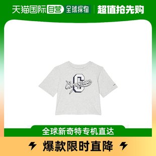 香港直邮潮奢 Converse 女童荧光运动宽松款T恤(小童)童装