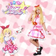 偶像星宫莓cos服少女制服，cosplay动漫舞台，表演服装女粉色可爱