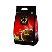 越南G7黑咖啡速溶浓缩美式纯咖啡粉防困200g 100杯