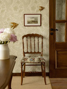 2toe北美小镇美式实木，软包椅布艺复古书，桌椅梳妆台椅子家用