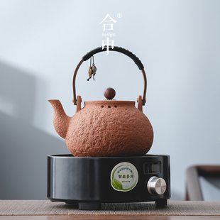手工锤纹原矿紫砂壶煮茶炉套装陶瓷电陶炉烧水壶办公室小型泡茶具