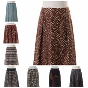 2023夏季vintage古着孤品日本复古波普风雪纺半身裙几何色块抽象