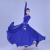 女裙蒙古民族舞蹈练习练功顶碗，筷子舞蹈表，演出艺考级舞台服装