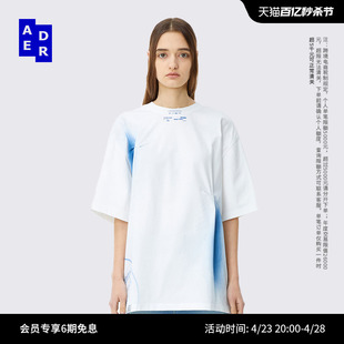 ADERERROR 24SS Nowia T恤潮流时尚印画刺绣微宽松休闲半袖