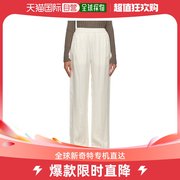 香港直邮潮奢seebychloÉ女士，灰白色捏褶缝运动裤