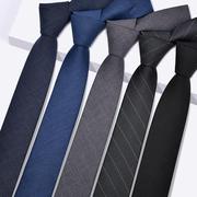 黑色羊毛领带男士正装商务韩版休闲手打新郎职业高档窄版小领带