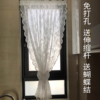 思幔小窗户窗帘白色蕾丝法式短帘卫生间厨房卧室门帘飘窗窗纱定制