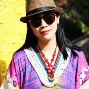 泰国花瓣项链女民族风长款毛衣，链子复古饰品，波西米亚时尚吊坠饰品