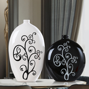 花瓶摆件陶瓷创意家居摆设，现代简约工艺品，房间客厅玄关酒柜装饰品