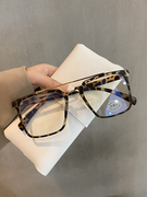 素颜平光镜女个性双梁防蓝光眼镜框男复古眼镜可配度数眼镜架