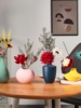 客厅插花创意陶瓷小花瓶，北欧轻奢干花装饰品，摆件家居餐桌面摆设花