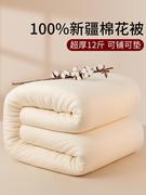 新疆一级纯棉花被子夏凉被空调被棉被芯棉胎絮床垫被褥子单人宿舍