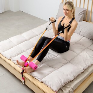 床上仰卧起坐辅助器宿舍健卷腹收腹吸盘式瑜伽健身器材，家用固定脚
