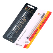 毕加索签字笔通用笔芯0.5mm纯黑色，水笔0.7mm中性笔螺纹，旋转宝珠笔芯替芯子弹头笔芯