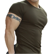 特种兵短袖t恤男健身修紧身衣，运动半袖纯棉圆领弹力打底衫显肌肉