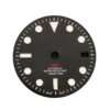 改装手表配件 29MM太阳纹黑色字面 GMT四针表盘 适配NH34机芯