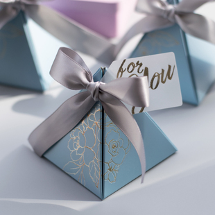 结婚糖盒婚庆喜糖盒抖音创意欧式小清新婚礼盒子网红精致纸盒