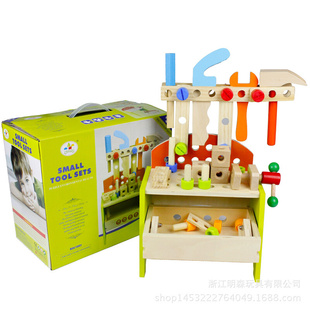 百变工具台螺母，拆装拼装组合木制儿童益智玩具男孩3-4-5-6-7-8岁