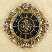欧式客厅静音挂钟个性艺术家用大号钟表现代时尚石英钟创意美式表